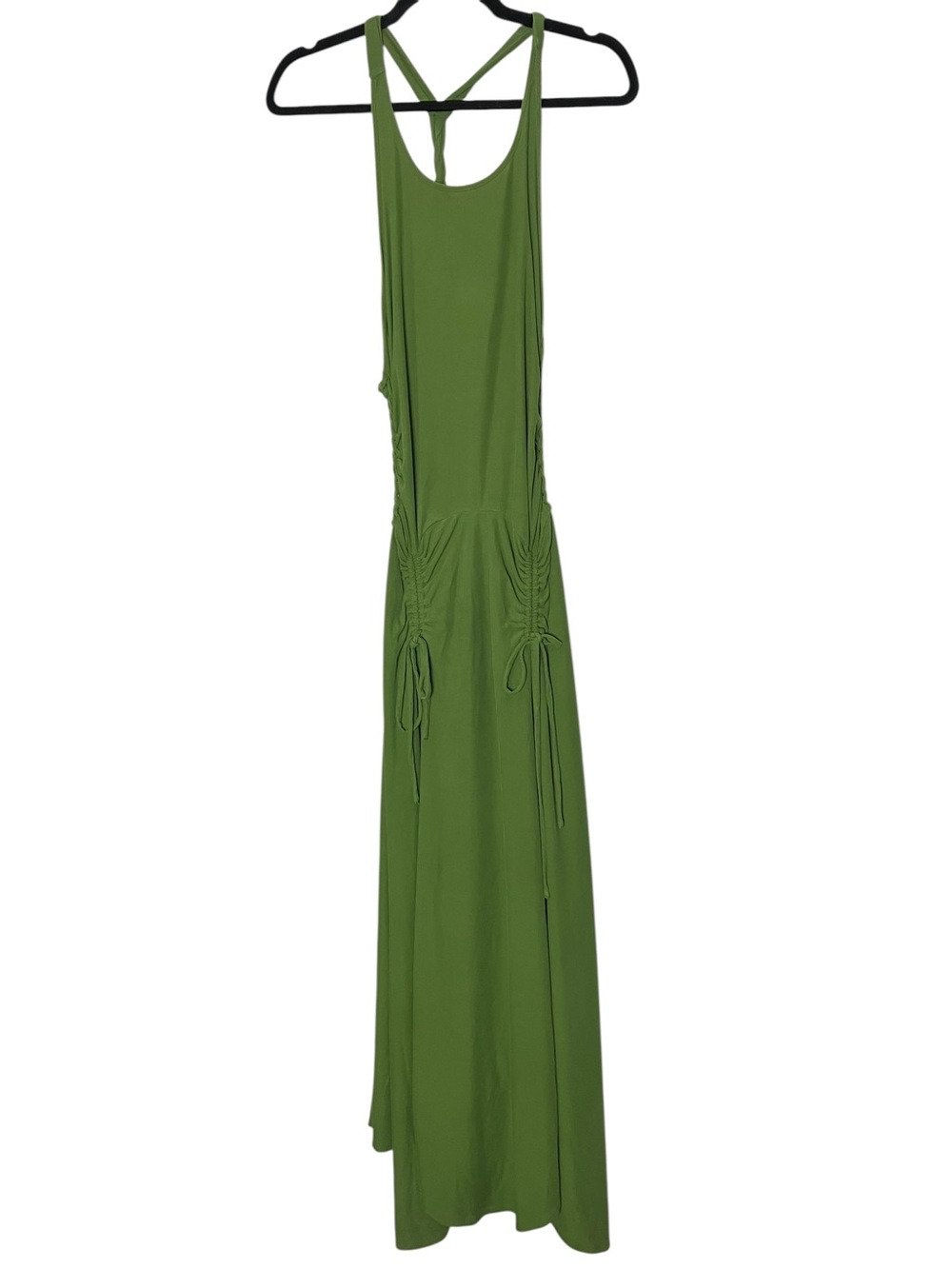 Free People Samilla Midi Dress in Fresh Chives Large - Picture 2 of 8